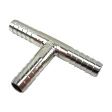 Stainless Steel 3 Way CO2 Splitter Tee Barb for Multi‑Keg Draft Beer Systems