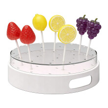 Clear Acrylic Cake Pop Stand 22 Holes Transparent Lollipop Holder for Weddings Birthdays Parties