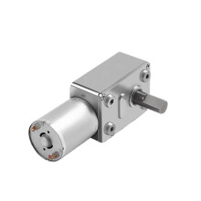 12V 14RPM Torque DC Geared Worm Gear Motor 4632JGY370 with Adjustable Speed Control