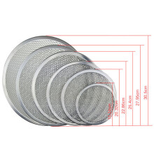 Professional Round Pizza Oven Baking Tray Barbecue Grate Nonstick Mesh Net(14 Inch)