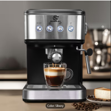 SUPERLEX 15 Bar Espresso Coffee Machine with Milk Frother 1.5L Cappuccino Latte Maker