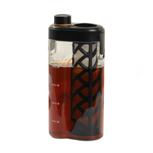 Cold Brew Coffee Maker with Precision Markings, Extra Large Pitcher for Coffee and Tea, Black