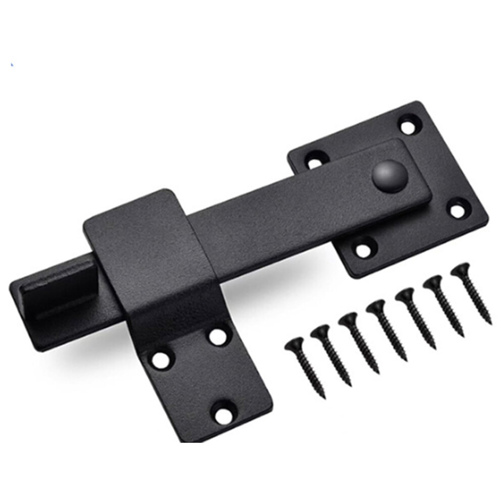 6 Inch Heavy Duty Gate Latch For Wooden Fence, Barn Door Flip Lock For Shed And Sliding Doors 9771547261513