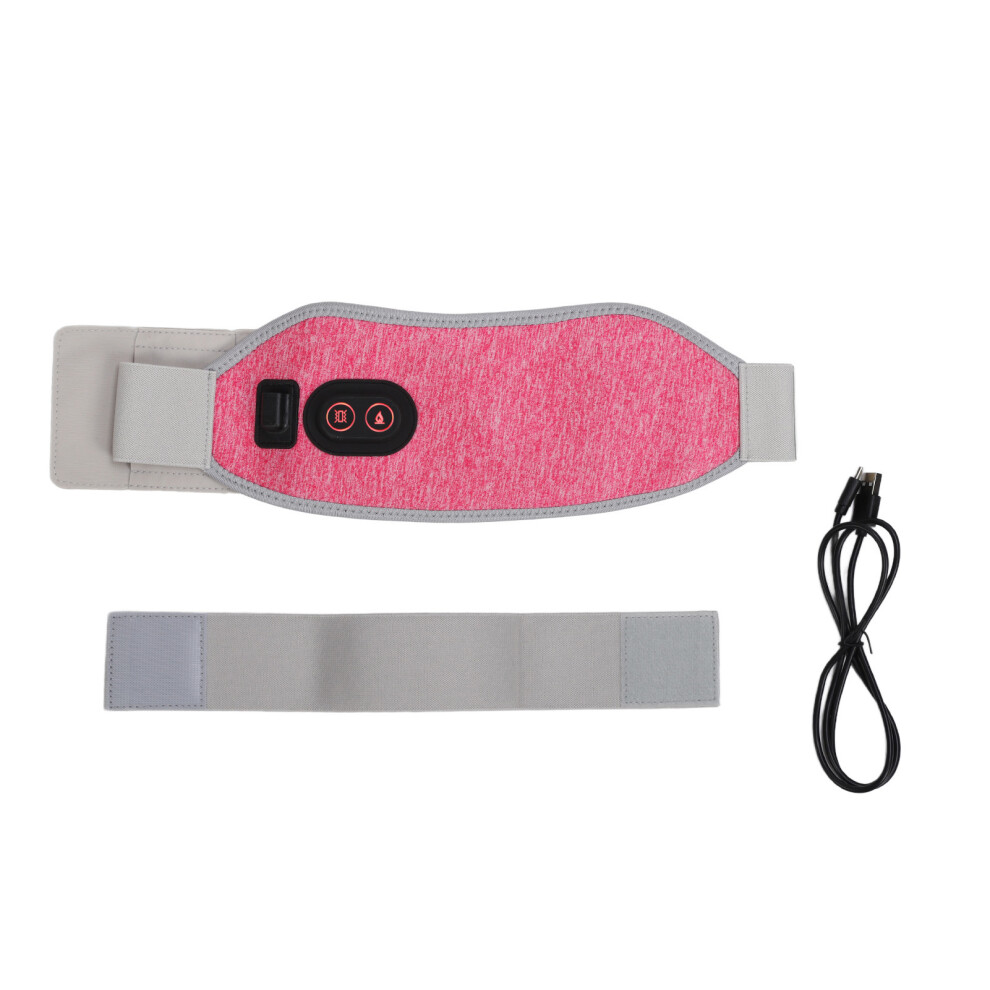 Wireless Massage Modes Heated Waist Belt, Infrared Red Light Therapy for Comprehensive Relief, Rechargeable Battery for Seamless Usage, Universal Fit