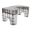 Töpfchen-Hocker 22 x 40,5 x 17,5 cm Transparent Grau 1