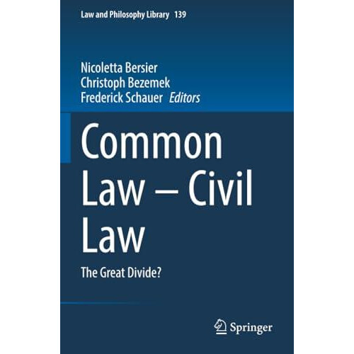 Common Law Civil Law Paperback Book