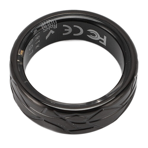 Smart Ring 16mAh Größe 8 Farbe Silberlegierung