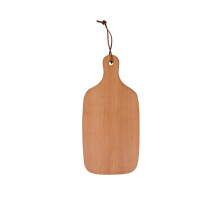 Wooden Cutting Board with Handle and Hole, Natural Wood Finish for Meat, Cheese, Bread and Veggies