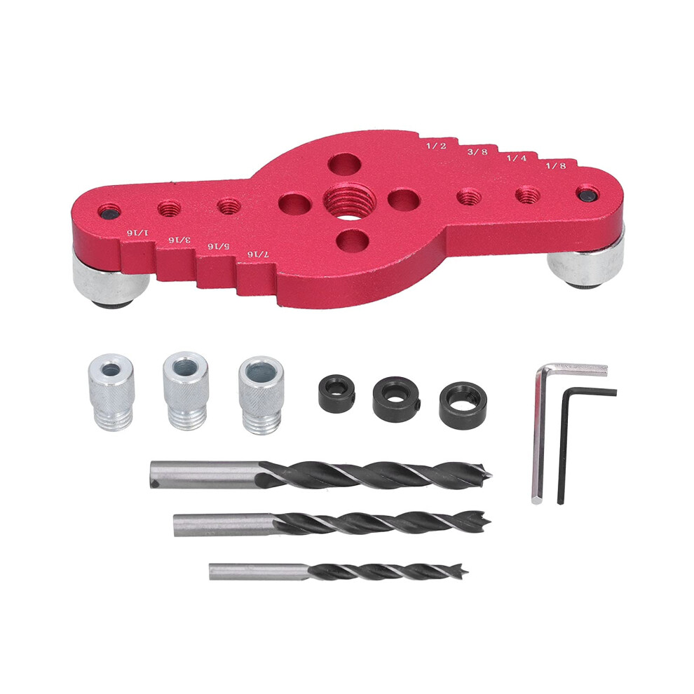 Professional Doweling Jig Kit With Precision Alignment And Multisize Woodworking Drill Guide 12Pcs 9169991256597