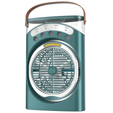 Portable USB Cooling Mist Fan with 3 Speeds, 7Color LED, Quiet for Office Dorm Use