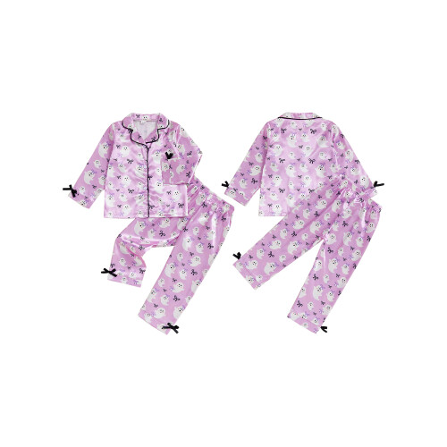 (2-3 Years, Purple) Ensemble pyjama Halloween en V. 1