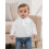 (0-6 Months, White) Φούτερ με κουκούλα φθινοπωρινά ρούχα 5