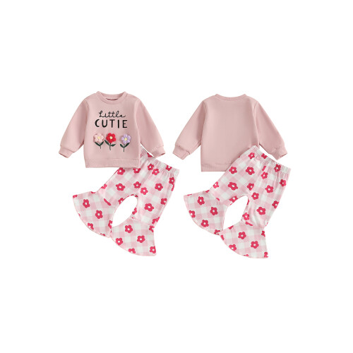 (12-18 Months, Pink) Jesenné oblečenie pre elastickým pásom 1