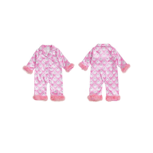 (18-24 Months, Pink) Πιτζάμες Halloween για μακριά μανίκια. 1