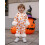 (0-3 Months, Orange) Πιτζάμες Halloween για μακριά μανίκια. 4