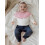 (9-12 Months, Pink) Πουλόβερ μωρού, μακριά χειμωνιάτικο ρούχο 6