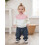 (9-12 Months, Pink) Πουλόβερ μωρού, μακριά χειμωνιάτικο ρούχο 3