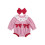(6-12 Months, Red) Ensemble 2 pièces bandeau nœud. 1