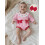 (6-12 Months, Red) Ensemble 2 pièces bandeau nœud. 5