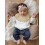 (6-9 Months, Beige) Πουλόβερ μωρού, μακριά χειμωνιάτικο ρούχο 6