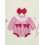 (6-12 Months, Red) Ensemble 2 pièces bandeau nœud. 8