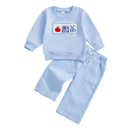 (12-18 Months, Blue) Σετ 2 τεμαχίων φθινοπωρινής εμφάνισης