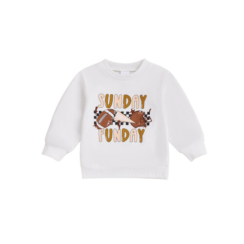 (18-24 Months, White) Παιδικό φούτερ με και κορίτσια