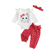 (6-9 Months, Red) Ensemble d'automne pour et bandeau.
