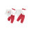 (6-9 Months, Red) Ensemble d'automne pour et bandeau. 2
