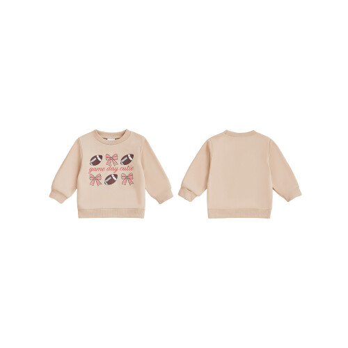 (12-18 Months, Khaki) Παιδικό φούτερ με και κορίτσια 1