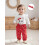 (6-9 Months, Red) Ensemble d'automne pour et bandeau. 3