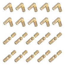 Brass Cylinder Hinges 25x5mm Invisible Design 270 Rotation for Jewelry and Wooden Craft Boxes Pack of 50