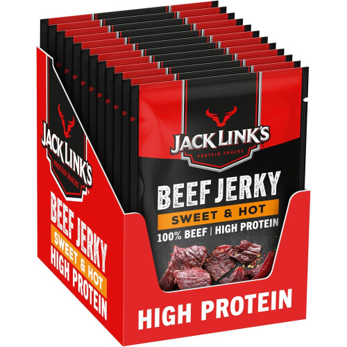 Jack Link s Beef Jerky Sweet & Hot 12 x 60g 1