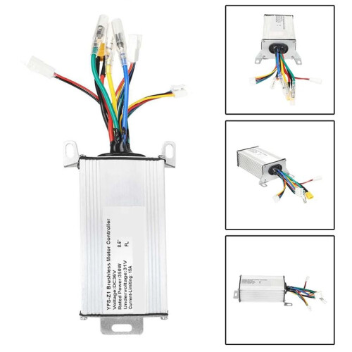 Electric Scooter Controller Aluminum Scooter Brushless Motor Controller 36V 15A 350w for Scooter Controller Replace Part 1