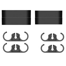 Universal Computer Water Cooler Tube Pipe COMB Arrange Fixed Buckle Clip PC DIY Accessory Clips Black