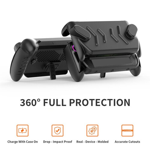 For   Ally/X Full Protective Case Cover TPU Case with Detachable Front Shell Case Frosted Handheld 1