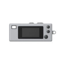 For  Charmera Keychain  Digital Camera Multifunctional Keyring Camera All in One Keychain Pendant Gray