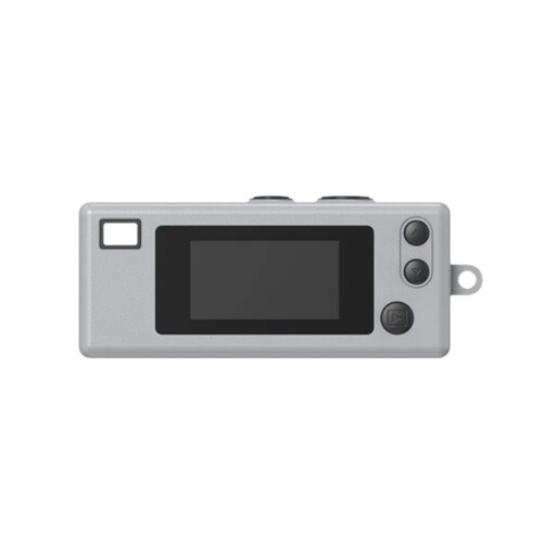 For  Charmera Keychain  Digital Camera Multifunctional Keyring Camera All in One Keychain Pendant Gray