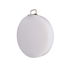 Round Kitchen Cutting Board with Non Slip Surface Stainless Handle Waterproof Easy Clean for Meat and Vegetables