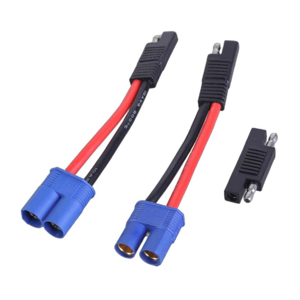 Ec8 To Sae Power Cable 10Awg Adapter, Current 16Cm Heavy Duty Battery Charger Cord 9771547233824