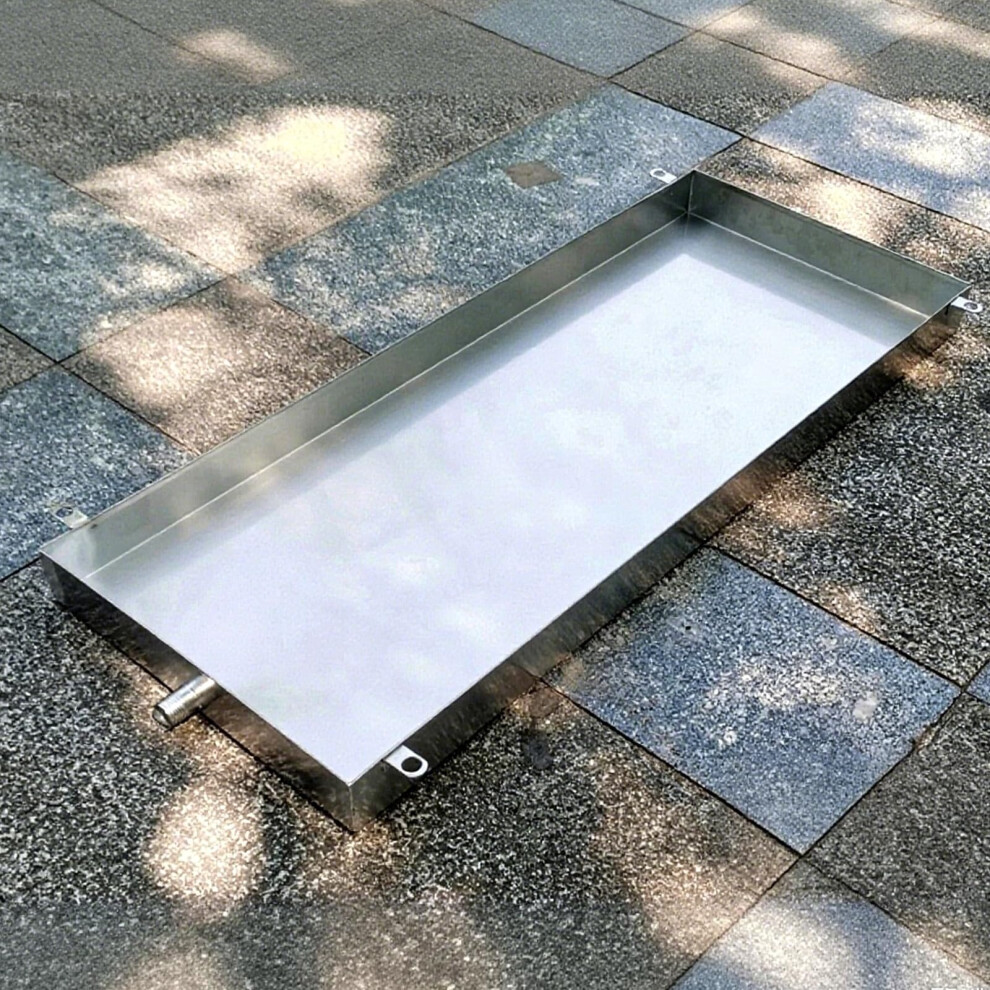 304 Stainless Steel Drain Pan For Air Conditioner And Water Heater, Fast Drainage, 60X30cm 9771547233909