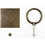 Chinese Brass Door Handle Double Happiness Bat Pattern Solid Brass Furniture Pull Ring 13cm 4