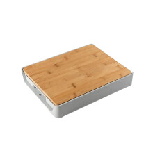 Large Wooden Cutting Board with Hanging Slot, Durable Wood Chopping Board for Kitchen Use