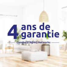 STRONG - 4G LTE WiFi-reititin - Jopa 150 Mbps 4G/300 Mbps WiFi - 4 x RJ45 - Mobiiliväylä - SMA-antennit - Helppo asentaa