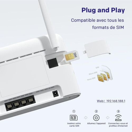 4G-Router WLAN 300 Mbit/s 2