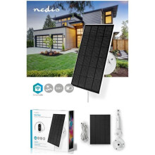 Solarmodul | 5,3 V DC | 0,5 A A | Micro USB | Kabellänge: 3,00 m | Zubehör für: WIFICBO30WT