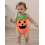 (6-12 Months, Orange) Μωρό Halloween Κολοκύθα Φθινοπωρινά Ρούχα 6