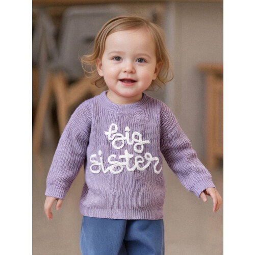 (18-24 Months, Purple) Πουλόβερ για νήπια στρογγυλή λαιμόκοψη 2