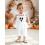 (3-4 Years, White) Παιδικό Κορίτσι Φόρμα Τιράντες, Άνοιξη-Φθινόπωρο 3