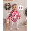 (6-12 Months, Red) Weihnachtlicher Strampler mit für Kleinkinder 5